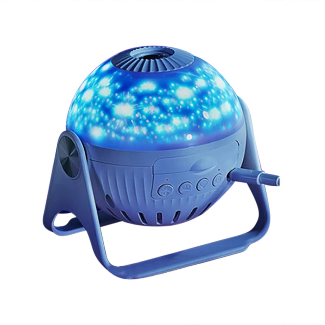 Galaxy Projector with 360° rotation and planetarium lamp, USB powered for house parties and bedroom decor. - Yeete