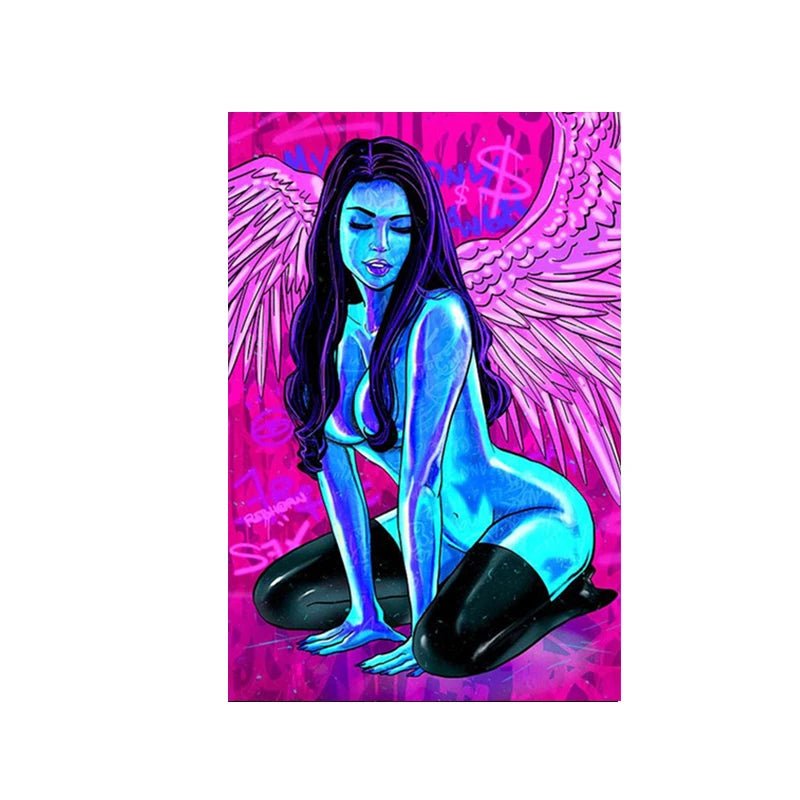 Captivating Wall Print Oil Poster with vibrant colors and artistic design, perfect for home decor. - Yeete