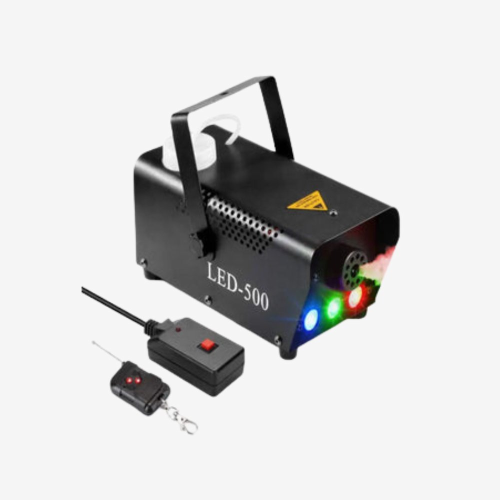 Mini Fog - 500W Wireless Smoke Machine with built - in LED lights, perfect for parties and events. - Yeete