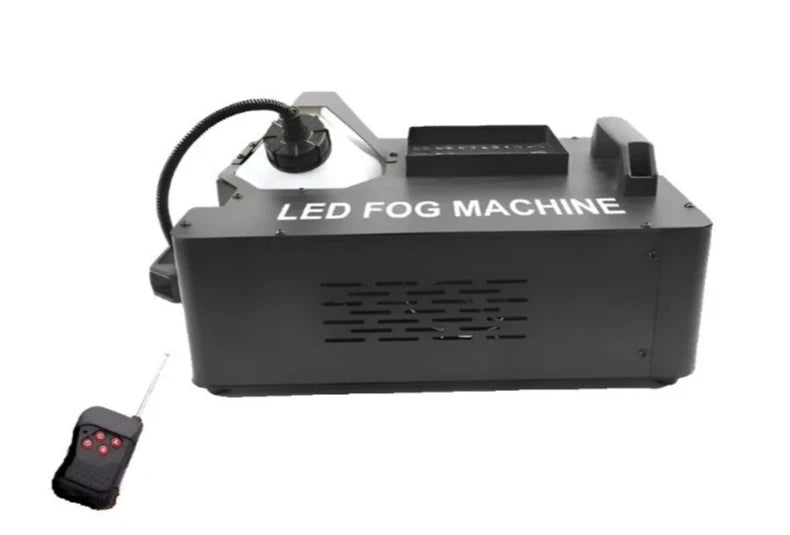 1500w vertical fog and smoke machine with vibrant RGB LED lights, DMX512 and remote control, perfect for creating a magical club atmosphere. - Yeete