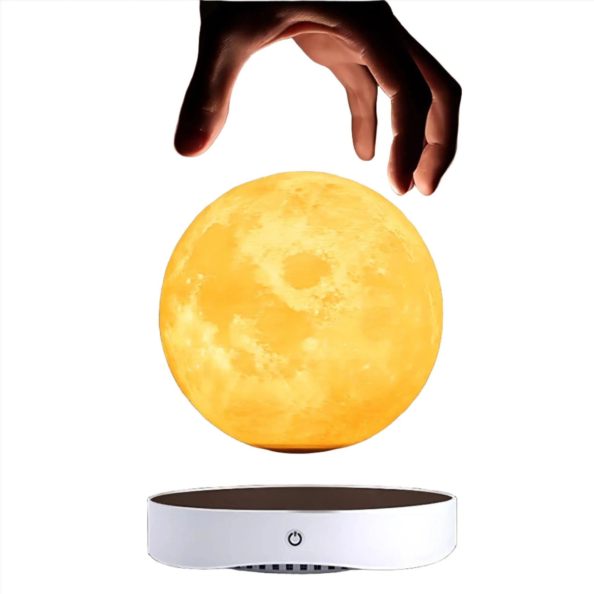 Magnetic Levitation Moon Lamp - Floating 3D Printed LED Lamp for