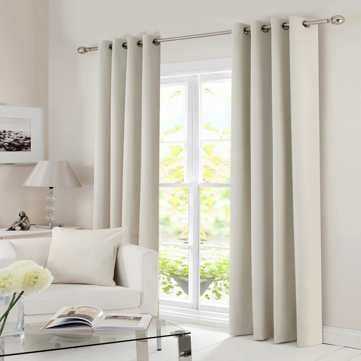 Modern Blackout Curtains with 90% - 99% light blocking, noise reduction, and thermal insulation. Stylish and functional for any room. - Yeete