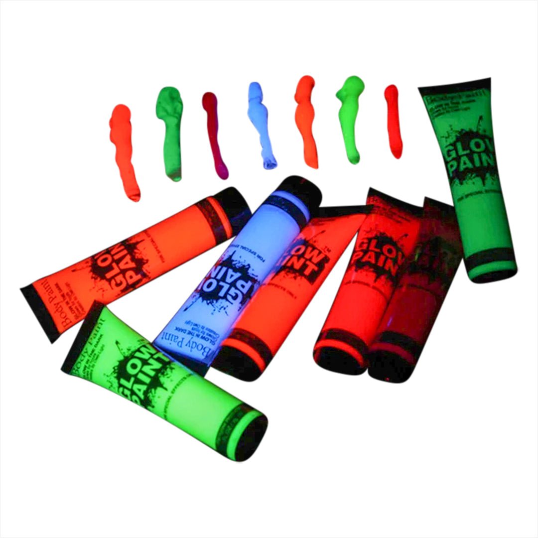 Fluorescent acrylic paint with high brightness and luminosity, perfect for parties and home decor. 58ml size. - Yeete