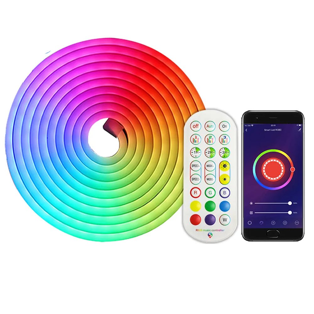 Smart WiFi infrared LED controller with Tuya Smart app and remote, perfect for lighting up house parties and home clubs. - Yeete