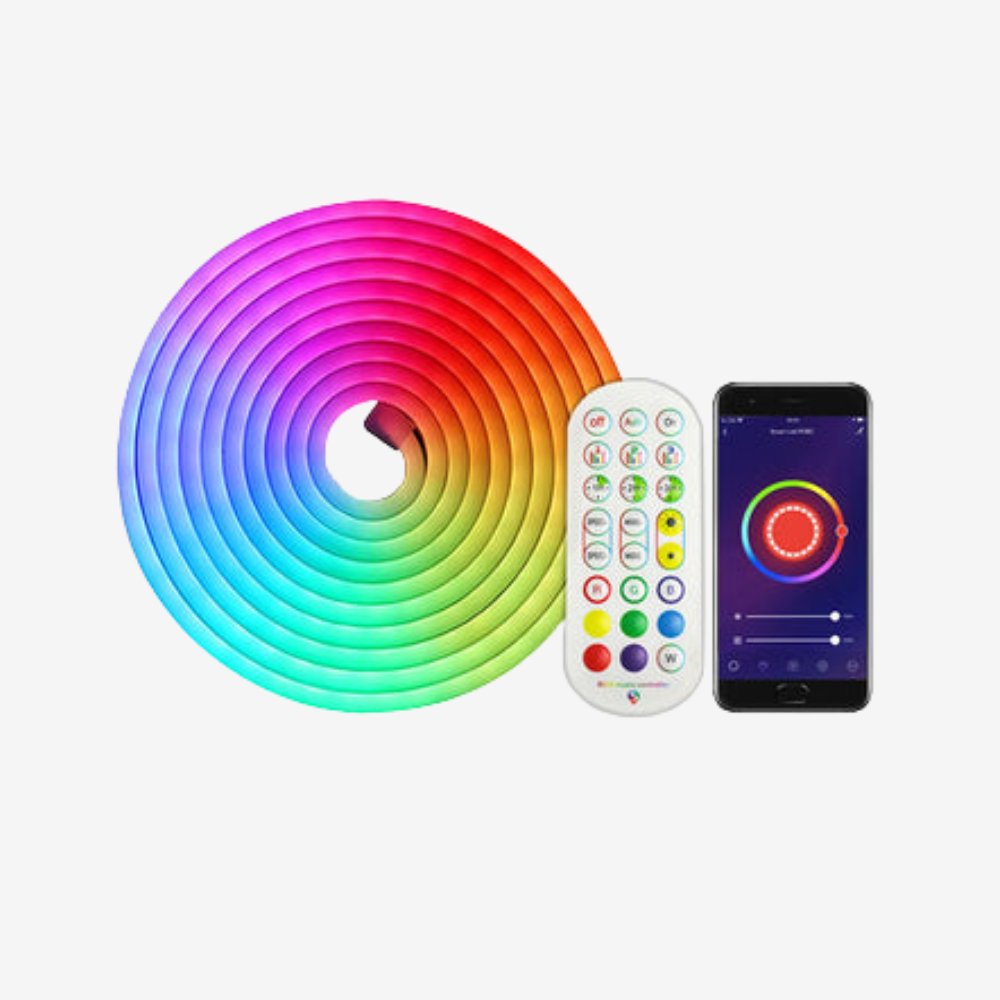 Smart WiFi infrared LED controller with Tuya Smart app and remote, perfect for lighting up house parties and home clubs. - Yeete