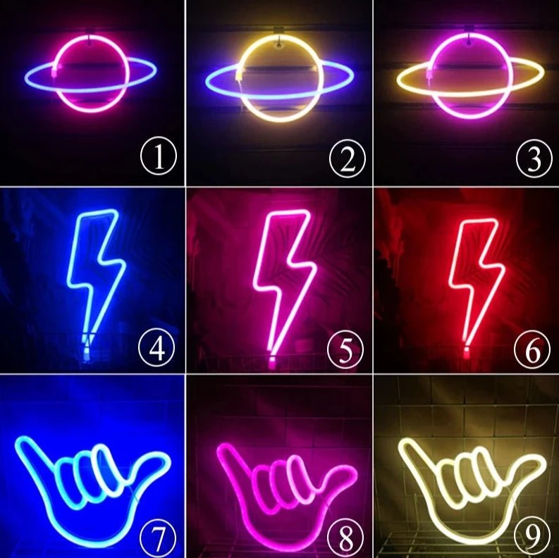 Romantic Neon Sign adding charm and vibrant colors to home decor. - Yeete