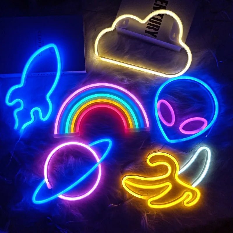 Romantic Neon Sign adding charm and vibrant colors to home decor. - Yeete