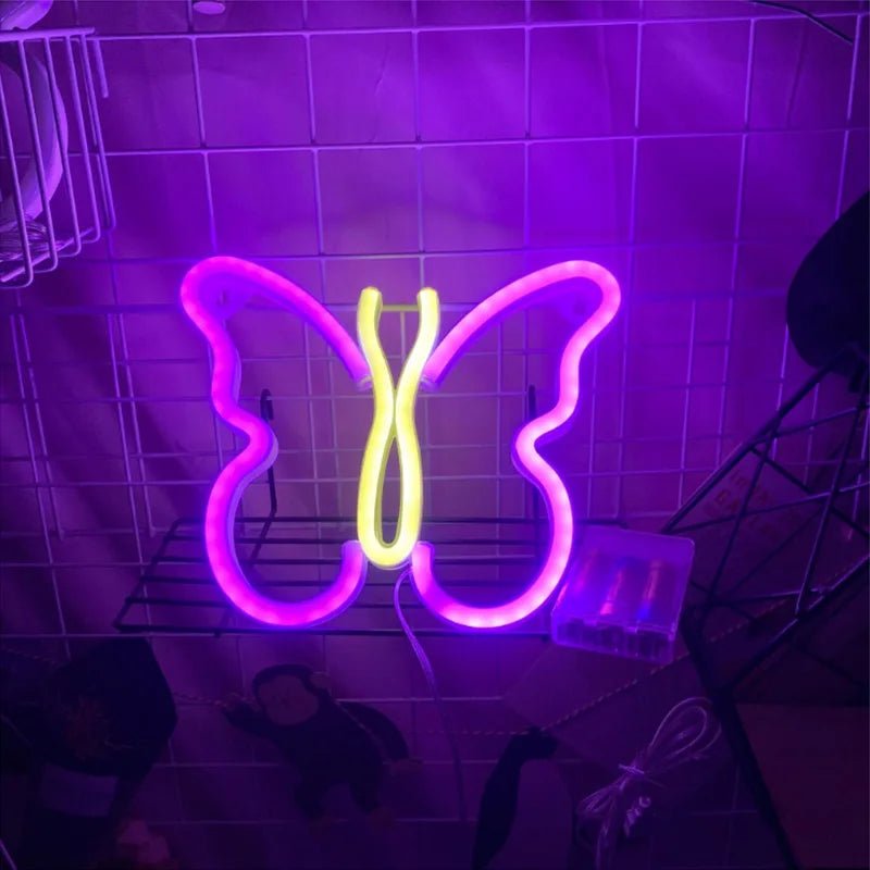 Romantic Neon Sign adding charm and vibrant colors to home decor. - Yeete