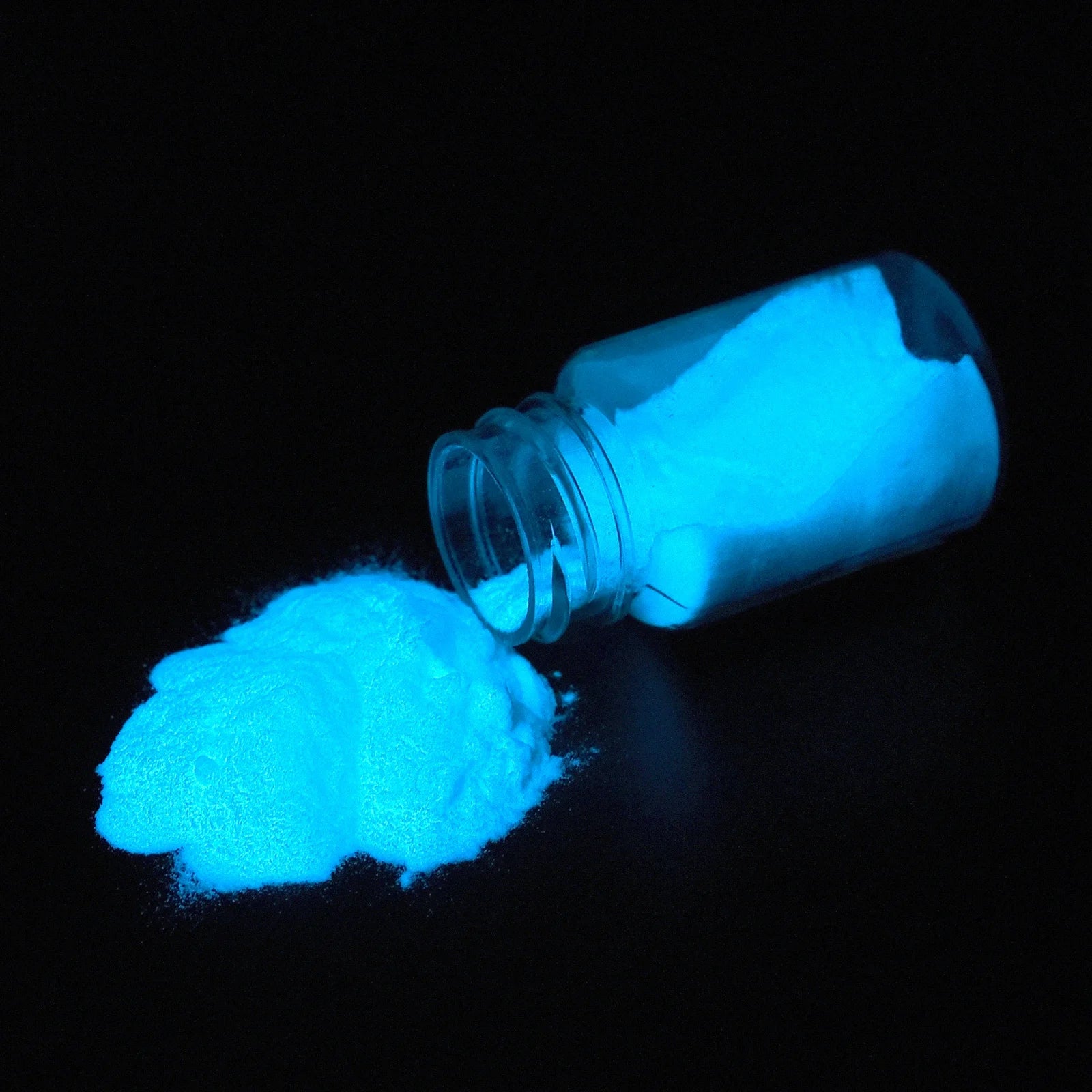 Luminous powder pigment bottle for glow - in - the - dark effects. - Yeete